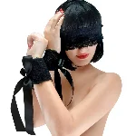 Еротичний набір пов’язка на очі та наручники Art of Sex: Blindfold and Handcuffs Aria - мініатюра 1