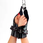 Поручі для підвісу Art of Sex – Fetish Hand Cuffs For Suspension, натуральна шкіра - мініатюра 1