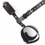 Фіксатори для шиї та рук Art of Sex - Bondage Set з натуральної шкіри, колір чорний - мініатюра 5