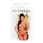 Бодістокінг у велику сітку Penthouse - Body Search Red XL - мініатюра 4