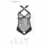 Сітчастий боді з халтером Passion Amanda Body L/XL, black - мініатюра 2