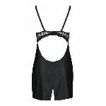 Бебі-дол з еко-шкіри та мережива Passion LOONA CHEMISE L/XL, black - мініатюра 4