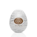Мастурбатор-яйце Tenga Egg Silky II з рельєфом у вигляді павутини - мініатюра 1
