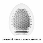 Мастурбатор-яйце Tenga Egg Stud із шестикутними виступами - мініатюра 3