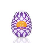 Мастурбатор-яйце Tenga Egg Mesh із сітчастим рельєфом - мініатюра 1