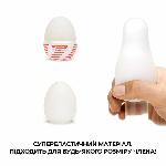 Мастурбатор-яйце Tenga Egg Tube, рельєф з поздовжніми лініями - мініатюра 4