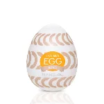 Мастурбатор-яйце Tenga Egg Ring з асиметричним рельєфом - мініатюра 1