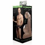 Фалоімітатор Fleshlight Guys: Johnny Sins Dildo, за зліпком пеніса, лисий з Браззерс - мініатюра 2