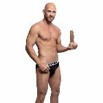 Фалоімітатор Fleshlight Guys: Johnny Sins Dildo, за зліпком пеніса, лисий з Браззерс - мініатюра 7