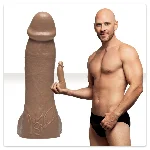 Фалоімітатор Fleshlight Guys: Johnny Sins Dildo, за зліпком пеніса, лисий з Браззерс - мініатюра 1