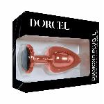 Металева анальна пробка із прикрасою у вигляді кристалу Dorcel - Diamond Plug L - мініатюра 5