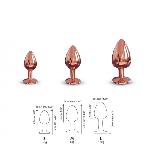 Металева анальна пробка із прикрасою у вигляді кристалу Dorcel - Diamond Plug L - мініатюра 6