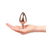 Металева анальна пробка із прикрасою у вигляді кристалу Dorcel - Diamond Plug L - мініатюра 4
