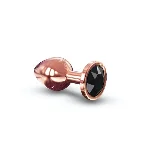 Металева анальна пробка із прикрасою у вигляді кристалу Dorcel - Diamond Plug M - мініатюра 1