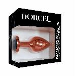 Металева анальна пробка із прикрасою у вигляді кристалу Dorcel - Diamond Plug M - мініатюра 5