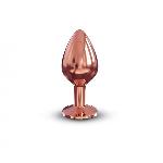 Металева анальна пробка із прикрасою у вигляді кристалу Dorcel - Diamond Plug M - мініатюра 2