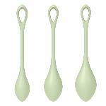 Набір йоні-намистин Satisfyer Yoni Power 2 Light Green, діаметр 2-2,5-3 см, маса 22-44-73 г - мініатюра 4