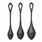 Набір йоні намистин Satisfyer Yoni Power 2 Black, діаметр 2-2,5-3см, маса 22-44-73 г - мініатюра 3