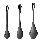 Набір йоні намистин Satisfyer Yoni Power 2 Black, діаметр 2-2,5-3см, маса 22-44-73 г - мініатюра 1