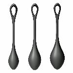 Набір йоні намистин Satisfyer Yoni Power 2 Black, діаметр 2-2,5-3см, маса 22-44-73 г - мініатюра 4