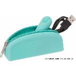 Сумка для зберігання секс-іграшок PowerBullet - Silicone Storage Zippered Bag Teal - мініатюра 4