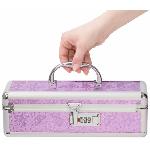Кейс для зберігання секс-іграшок BMS Factory - The Toy Chest Lokable Vibrator Case Purple з кодовим - мініатюра 4