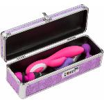 Кейс для зберігання секс-іграшок BMS Factory - The Toy Chest Lokable Vibrator Case Purple з кодовим - мініатюра 5