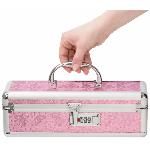 Кейс для зберігання секс-іграшок BMS Factory - The Toy Chest Lokable Vibrator Case Pink з кодовим за - мініатюра 5