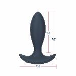 Анальна пробка з пульсацією Lux Active – Throb – 4.5" Anal Pulsating Massager, пульт ДК - мініатюра 9