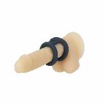 Подвійне ерекційне кільце LUX Active – Tug – Versatile Silicone Cock Ring - мініатюра 6