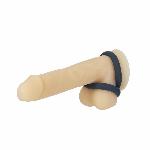 Подвійне ерекційне кільце LUX Active – Tug – Versatile Silicone Cock Ring - мініатюра 7