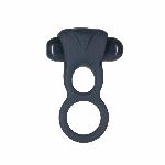 Подвійне ерекційне кільце з вібрацією Lux Active-Triad - Vibrating Dual Cock Ring, пульт ДК - мініатюра 1