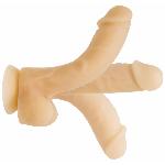 Фалоімітатор із пам’яттю форми, на присосці ADDICTION — DAVID 8″ Silicone Dong, віброкуля в подаруно - мініатюра 3