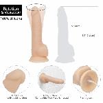 Фалоімітатор з вібрацією та ротацією Naked ADDICTION James 8″ Rotating & Vibrating Dong, пульт ДК - мініатюра 6