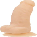 Фалоімітатор з вібрацією та ротацією Naked ADDICTION James 8″ Rotating & Vibrating Dong, пульт ДК - мініатюра 1