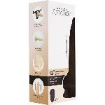 Фалоімітатор з пульсацією Naked ADDICTION Dominic 9″ Vanilla, пульт ДК, діаметр 4,2 см - мініатюра 3