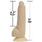 Фалоімітатор з вібрацією та ротацією Naked ADDICTION Chris 7″ Rotating & Vibrating Dong, пульт ДК - мініатюра 6