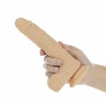 Фалоімітатор з ротацією та пульсацією Naked ADDICTION The Freak 7,5″ Rotating & Thrusting Vibrating - мініатюра 6