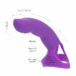 Насадка на палець Simple&True Extra Touch Finger Dong Purple - мініатюра 5
