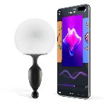 Анальна смарт-пробка Magic Motion Bunny зі знімним пухнастим хвостиком, керування зі смартфона - мініатюра 1