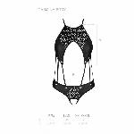 Розпродаж!!! Боді з екошкіри з ремінцями та перфорацією Tamaris Body black L/XL — Passion - мініатюра 2