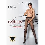 Колготки з відкритим доступом, імітація ботфорт Passion TIOPEN 009 5 (20 den), black - мініатюра 3