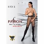 Колготки з відкритим доступом, подвійна щільність Passion TIOPEN 012 3/4 (20/40 den), black - мініатюра 5