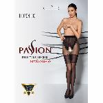 Колготки з відкритим доступом, ажурні трусики та підв‘язки Passion TIOPEN 013 3/4 (20/40 den), black - мініатюра 2