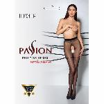 Колготки з відкритим доступом, імітація панчіх Passion TIOPEN 014 1/2 (20 den), black - мініатюра 4