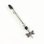Затискач для клітора Art of Sex - Clit Clamp Silver Pearl - мініатюра 1