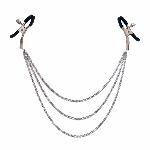 Затискач для сосків Art of Sex - Nipple Jewerlry Three Chains - мініатюра 4