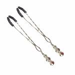 Затискач для сосків Art of Sex - Nipple Clamps Lovely Grey - мініатюра 1
