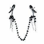 Затискач для сосків Art of Sex - Nipple clamps Afina Black - мініатюра 4