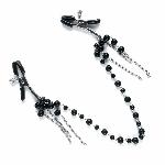 Затискач для сосків Art of Sex - Nipple clamps Afina Black - мініатюра 3